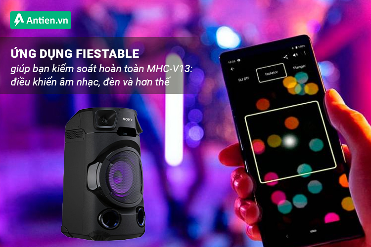 Điều khiển bữa tiệc với Fiestable, chỉ cần chạm vào điện thoại hoặc sử dụng giọng nói của bạn.