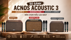 SO SÁNH ACNOS ACOUSTIC 3 - ACOUSTIC 3 V26 VÀ ACOUSTIC 3 COMPACT: NÊN CHỌN MẪU LOA NÀO?