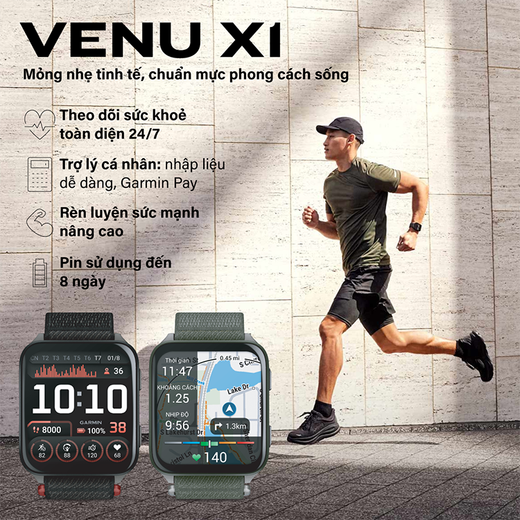 Venu X1 mỏng nhẹ, tinh tế, đậm chất lifestyle cao cấp