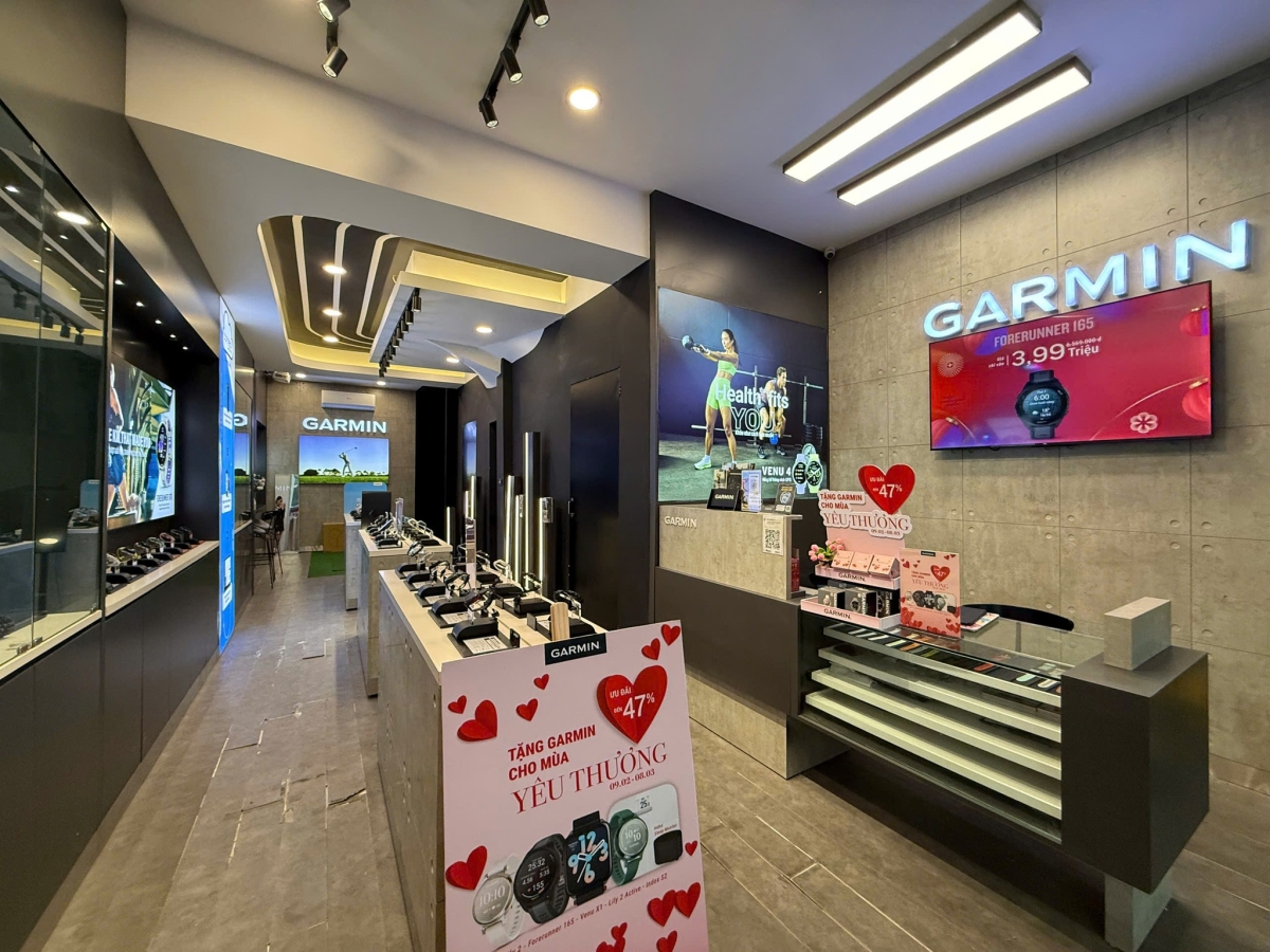 Hệ thống Garmin Brand Store quản lý bởi An Tiến