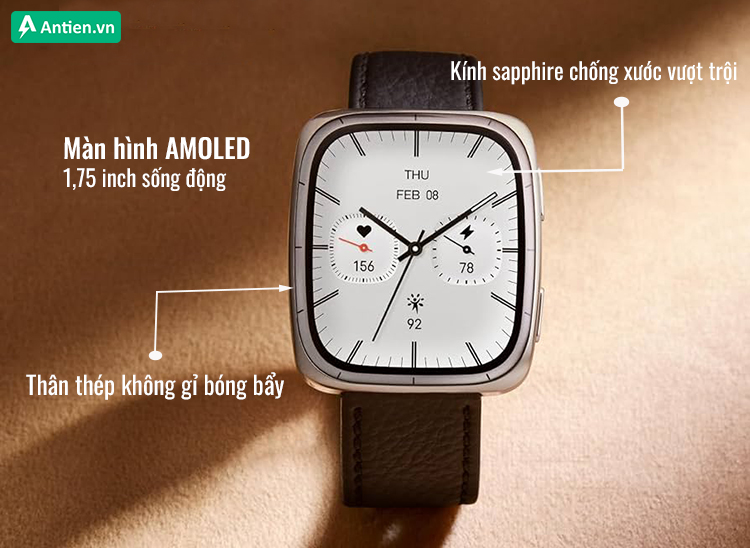 Active 2 Square sở hữu thiết kế vượt thời gian, chế tạo cho sức mạnh và phong cách