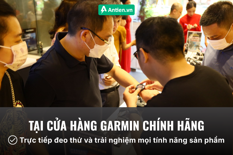 Trực tiếp đeo thử trên tay mọi sản phẩm Garmin 