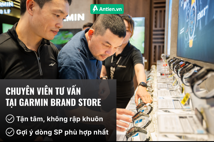 Đến với Garmin Brand Store, bạn sẽ nhận được tư vấn cho chính bạn, trực tiếp đeo thử và trải nghiệm tính năng