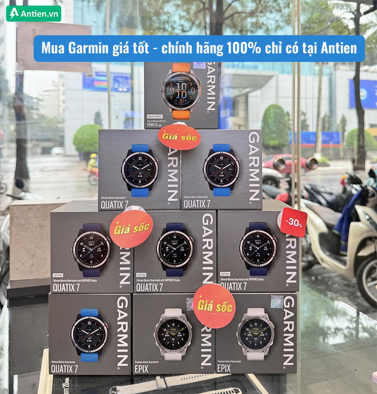 Mua Garmin tại Antien, bạn sẽ nhận được nhiều ưu đãi độc quyền về giá chỉ dành riêng cho khách hàng của Antien