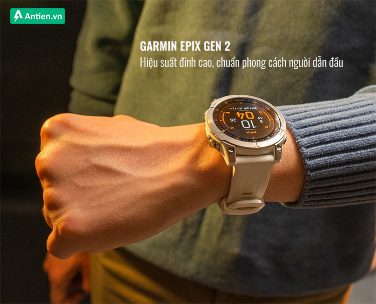 Garmin Epix là dòng đồng hồ cao cấp dành cho người dẫn đầu, sánh vai cùng Garmin Fenix và Endurro