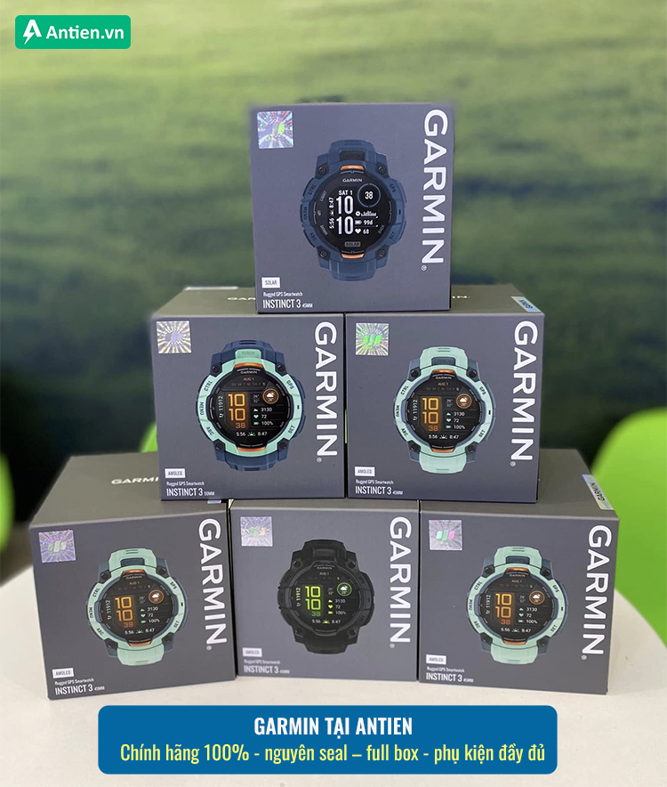 Lựa chọn Garmin tại Antien, bạn sẽ an tâm tuyệt đối vì sản phẩm chính hãng 100%, đảm bảo tiêu chuẩn toàn cầu
