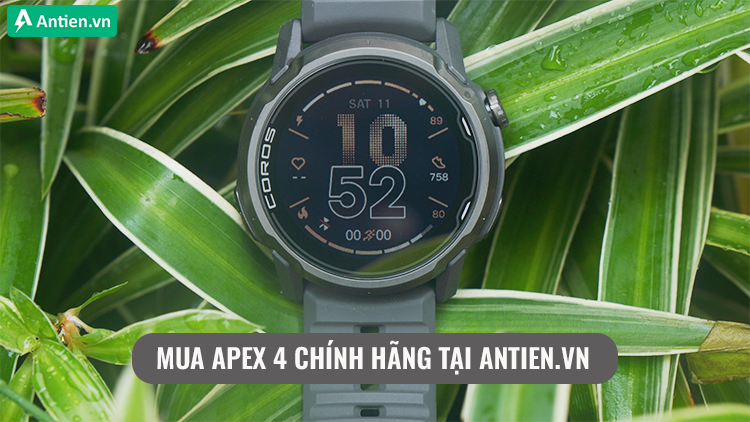 Apex 4 là cú lột xác mạnh mẽ trong giới GPS watch
