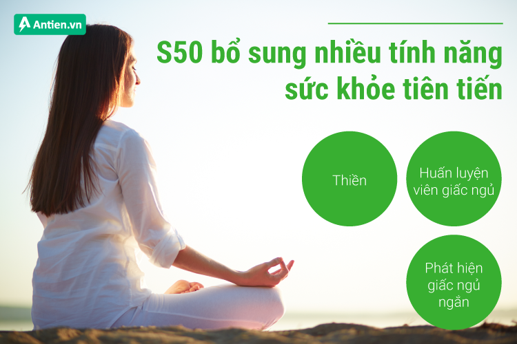 S50 cùng bạn chinh phục sân golf với các tính năng sức khỏe mới tiên tiến