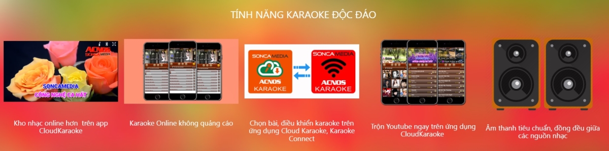 Tích hợp ứng dụng chọn bài CLOUDKARAOKE