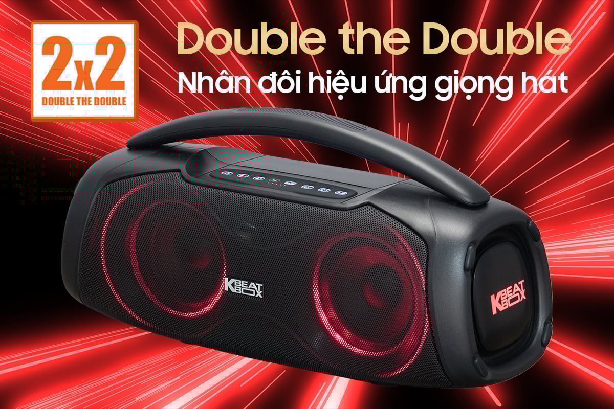 Công nghệ Acnos Chill 2x2 Double The Double giúp giọng hát dày, sáng và dễ hát hơn