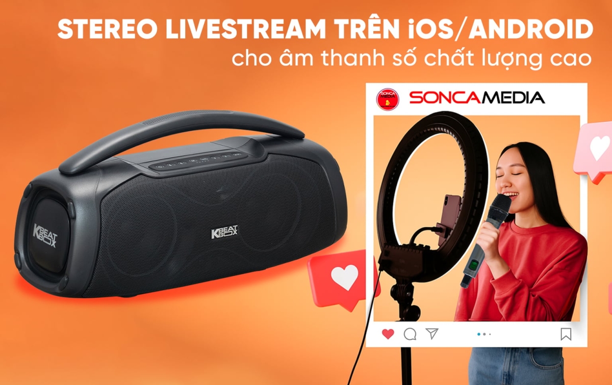 Acnos Chill hỗ trợ livestream stereo trên iOS và Android với âm thanh số chất lượng cao