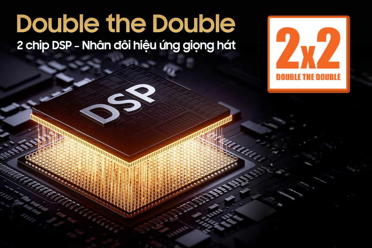 Công nghệ DOUBLE THE DOUBLE trên Acnos D'Auris 200 nâng tầm trải nghiệm karaoke