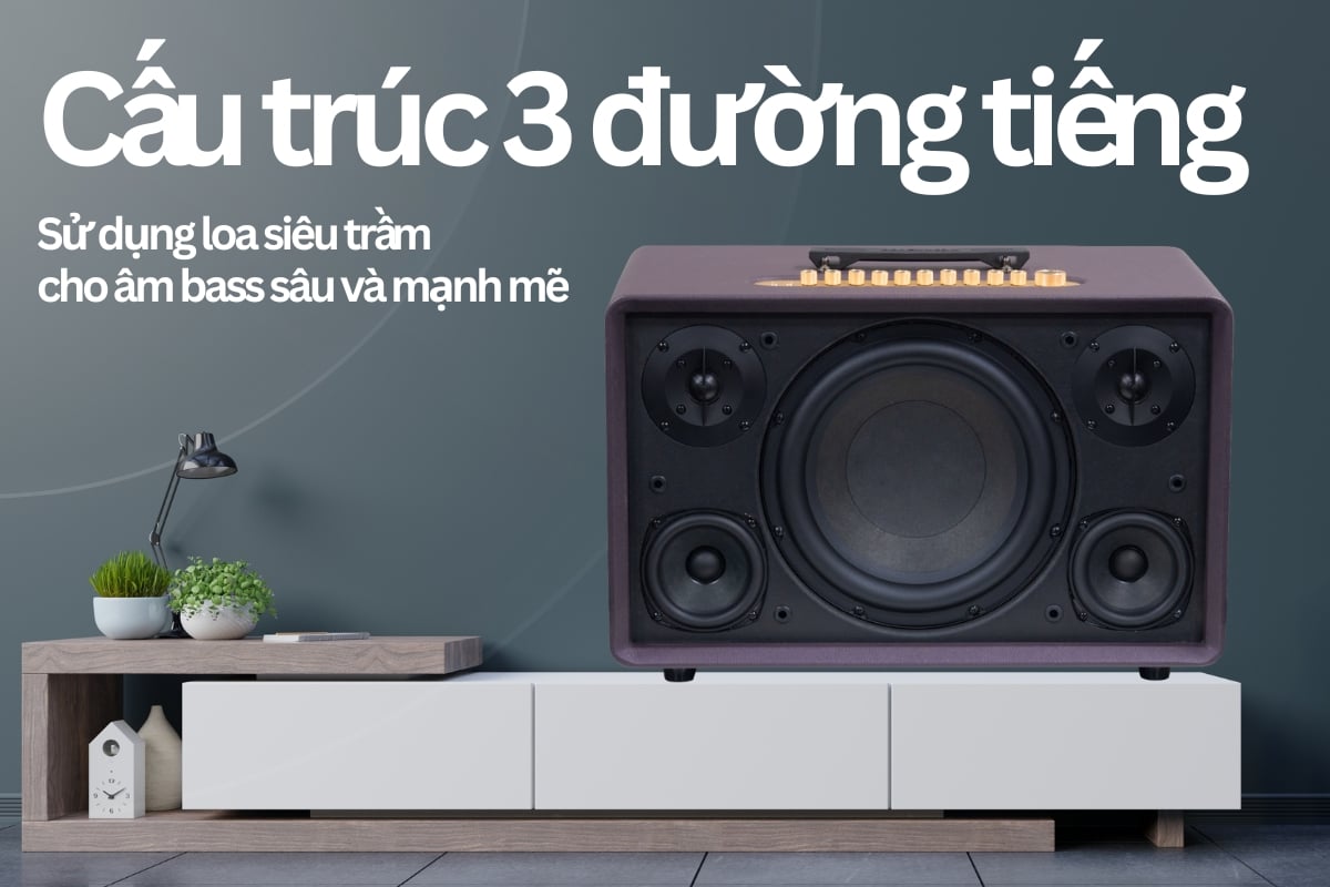 Acnos Flac 36 Ultimate cấu trúc loa 3 đường tiếng mạnh mẽ