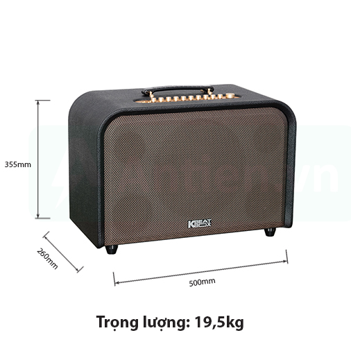 Kích thước loa Acnos Harmony
