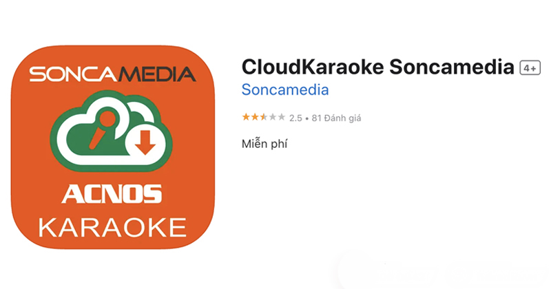 Ứng dụng karaoke hỗ trợ