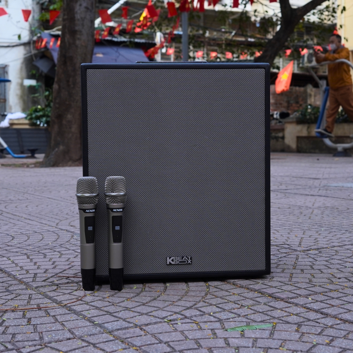 Mua loa karaoke di động ACNOS KSNET550 chính hãng, giá tốt tại Antien.vn