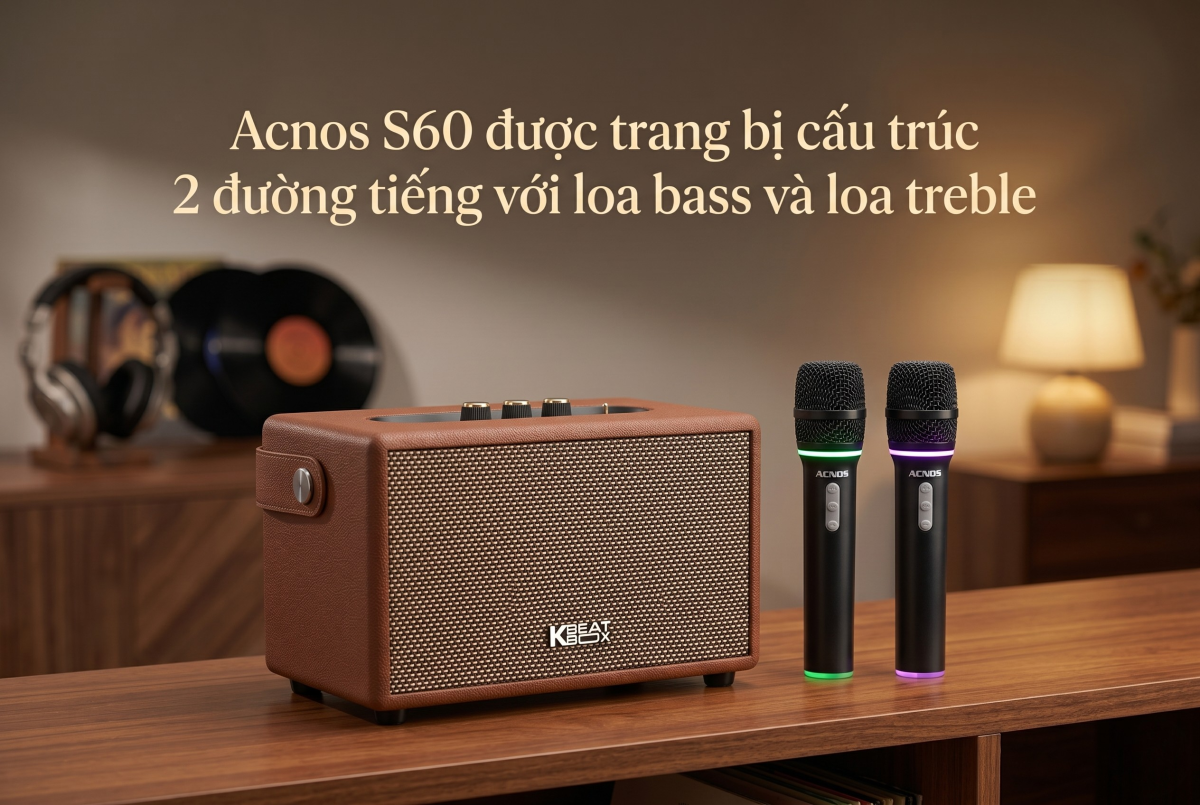 Hệ thống loa 2 đường tiếng cho âm thanh cân bằng