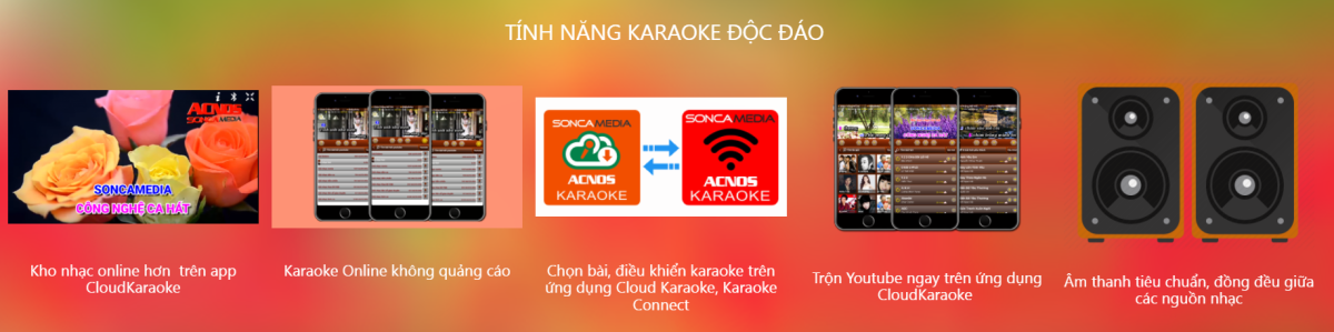  Acnos TOP 530 có thể đáp ứng các nhu cầu hát karaoke gia đình