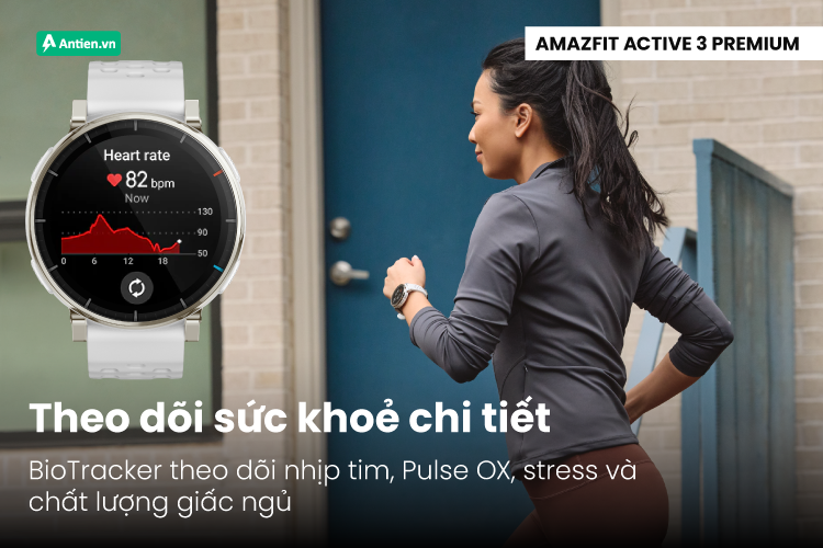 Theo dõi sức khoẻ chi tiết 24/7 để cân bằng giữa cuộc sống và tập luyện