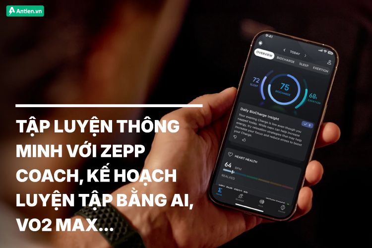 Zepp Coach cá nhân hoá kế hoạch luyện tập bằng AI 