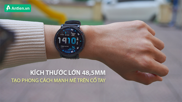 Đồng hồ Active Max mang tới vẻ ngoài khoẻ khoắn, phù hợp với cổ tay lớn