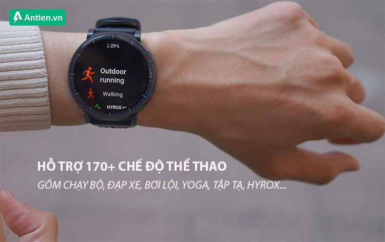 Thoả sức khám phá với 170+ chế độ thể thao đa dạng