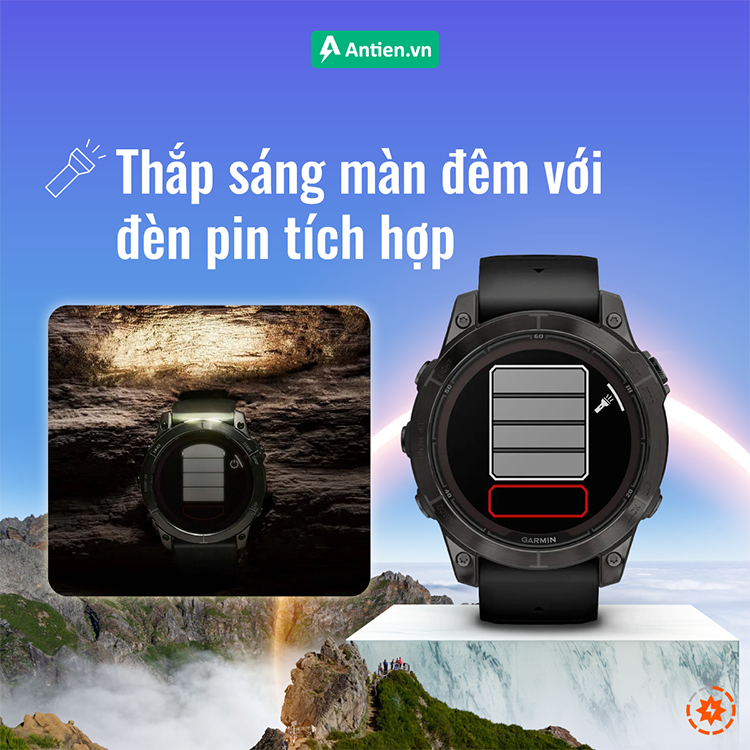 Hỗ trợ mọi môi trường thiếu sáng với đèn pin LED nhiều chế độ