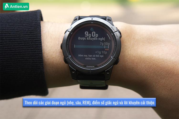 Theo dõi giấc ngủ chuyên sâu cùng nhiều tính năng sức khỏe khác