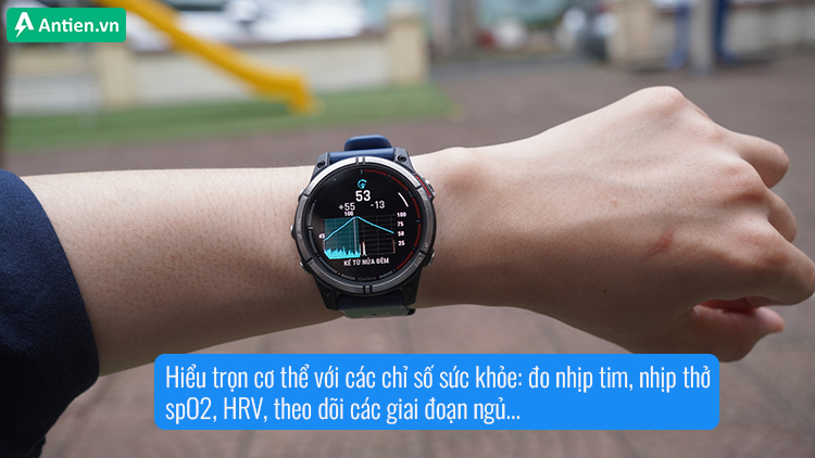 Theo dõi các chỉ số sức khỏe chuyên sâu 24/7