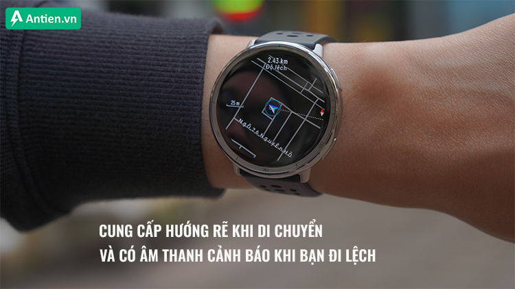 Với bản đồ ngoại tuyến, bạn sẽ nhận được chỉ dẫn rẽ khi di chuyển