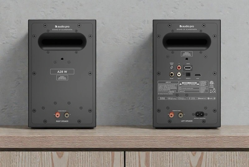 Loa Audio Pro A28 W hỗ trợ kết nối đa dạng cho nhu cầu giải trí hiện đại