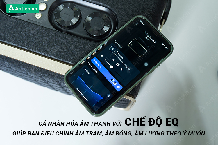 Cá nhân hóa chế độ âm thanh bằng chế độ EQ qua ứng dụng JBL One