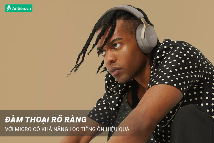 Micro gọi thoại với khả năng khử ồn hiệu quả giúp các cuộc đàm thoại của bạn rõ ràng, trong trẻo