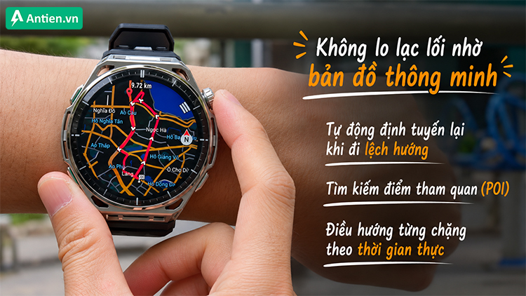 Không sợ lạc lối với hệ thống bản đồ dẫn đường chi tiết