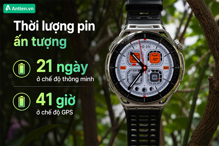 Thời lượng pin siêu bền, đồng hành cùng bạn mà không bị gián đoạn