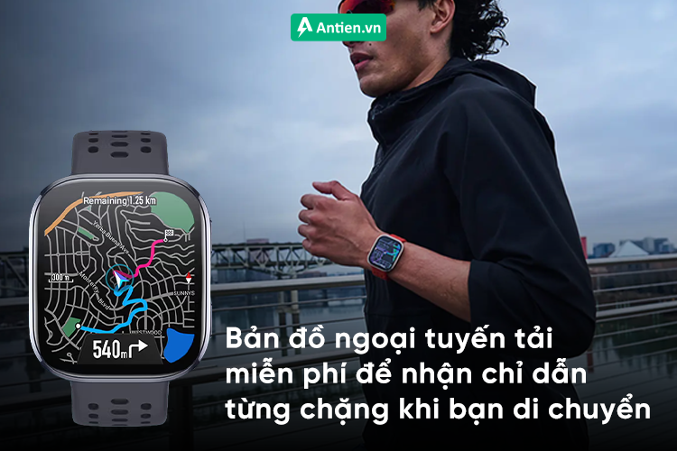 Dễ dàng tải xuống bản đồ miễn phí cho các hoạt động ngoài trời và nhận chỉ dẫn từng chặng