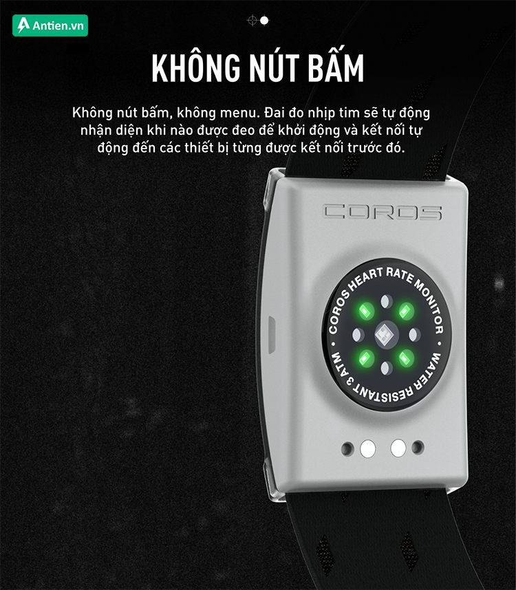 Đai đo nhịp tim sở hữu thiết kế tối giản, dễ sử dụng