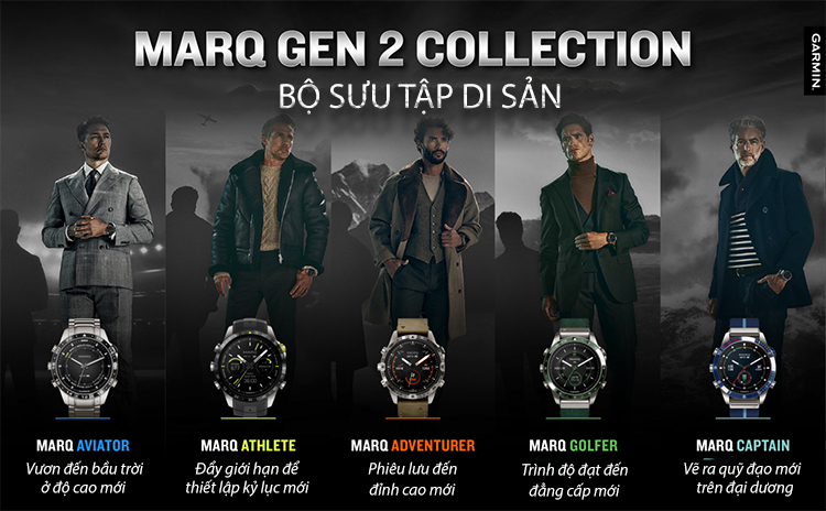 MARQ Gen 2 là biểu tượng đỉnh cao của Garmin