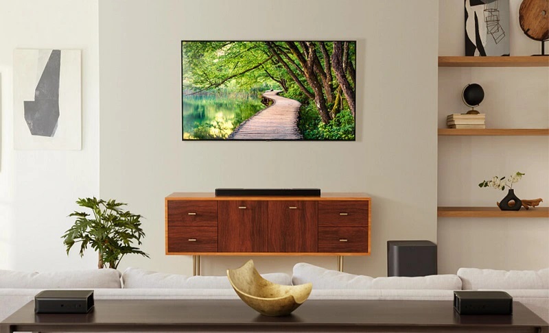 Thiết kế hiện đại của loa Soundbar JBL BAR 1300 phù hợp mọi không gian