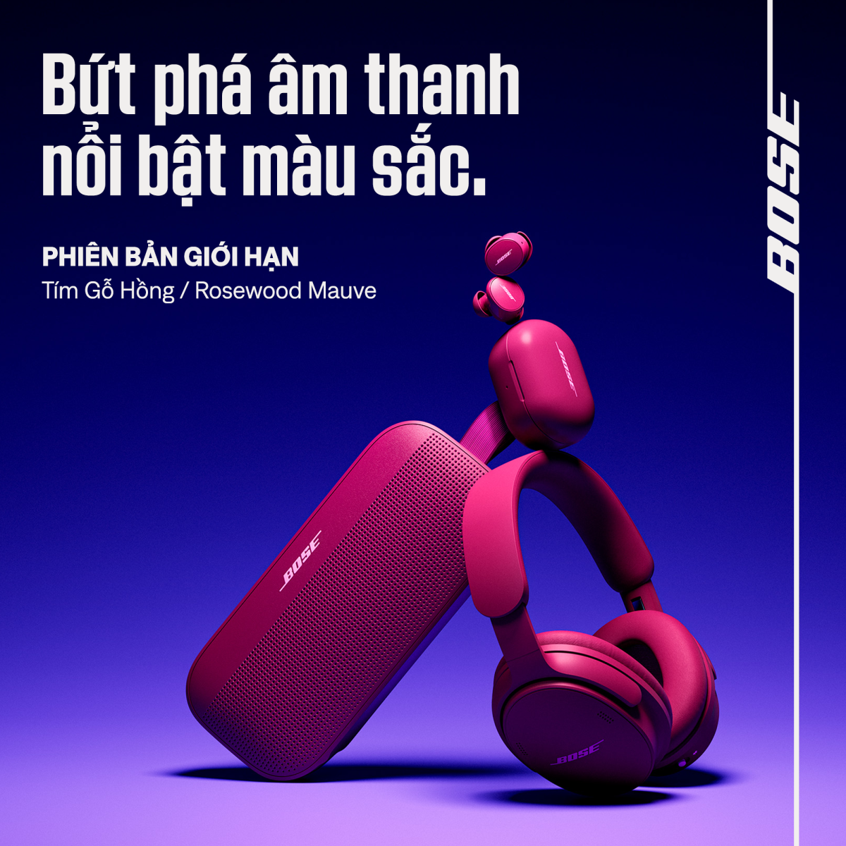 BST Màu Tím Gỗ Hồng 