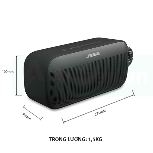 Kích thước Bose SoundLink Plus