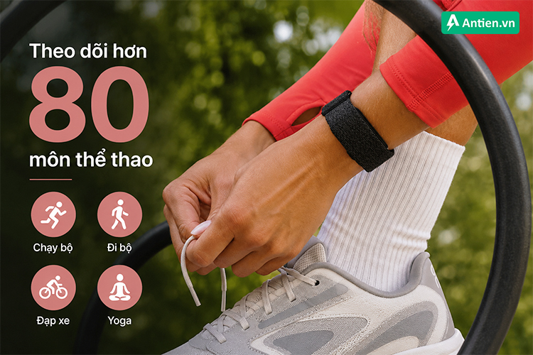 CIRQA Smart Band theo dõi 80+ môn thể thao