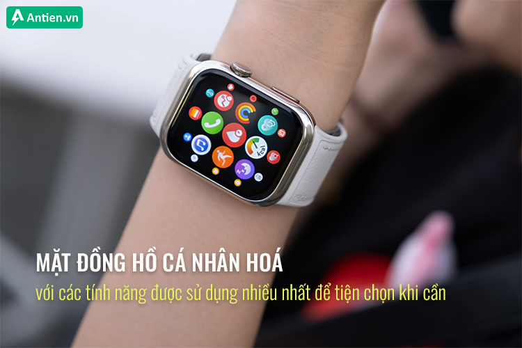 Mặt đồng hồ phong cách và màn hình luôn hiển thị sống động