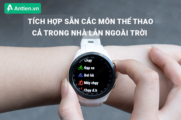 Approach S70 hỗ trợ rất nhiều bộ môn thể thao cả trong nhà lẫn ngoài trời 