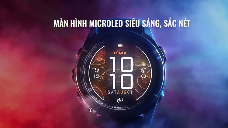 Fenix 8 Pro là chiếc đồng hồ Garmin đầu tiên sở hữu màn hình microLED