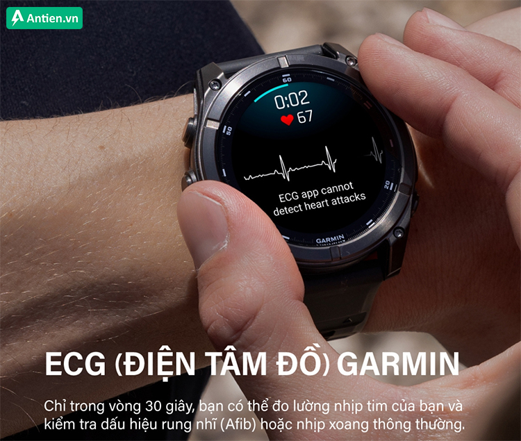 Tính năng ECG giúp bạn theo dõi sức khoẻ tim mạch chi tiết hơn