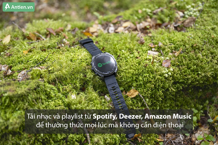 Tận hưởng mọi giai điệu yêu thích ngay trên cổ tay, tăng cảm hứng khi tập luyện