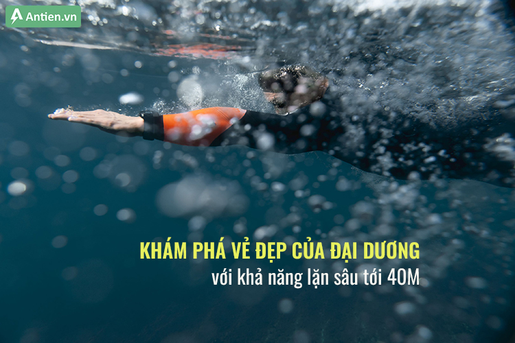 Phiêu lưu không giới hạn dưới đại dương với khả năng lặn sâu tới 40M