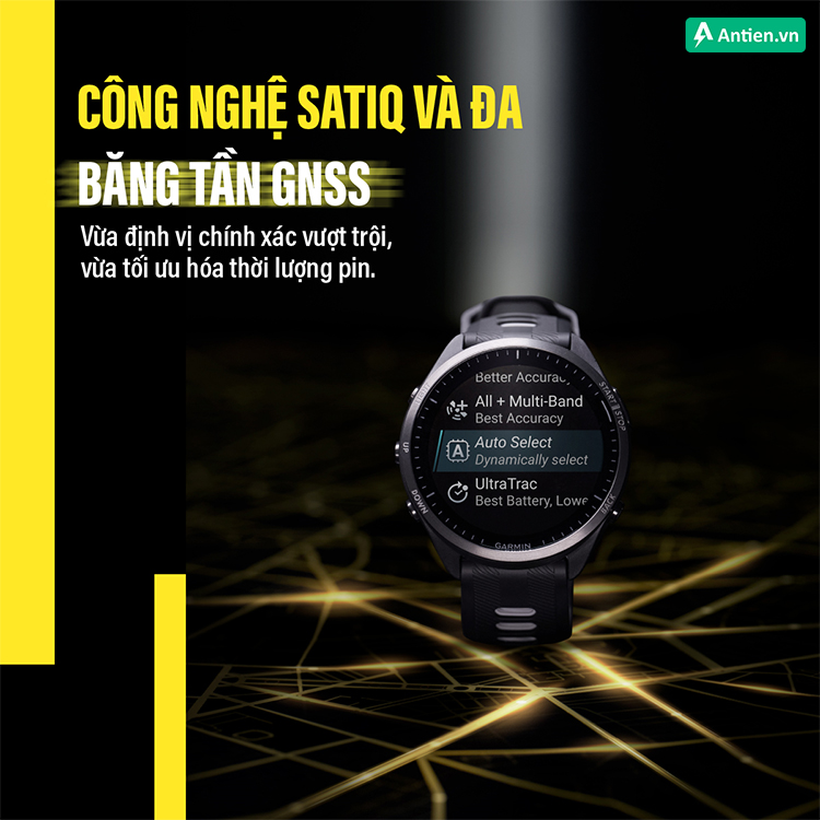 Forerunner 965 là đồng hồ chạy bộ với tính năng điều hướng nâng cao và bản đồ màu chi tiết