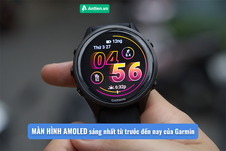 Dù không nói rõ giá trị nits nhưng Forerunner 970 là đồng hồ có màn hình sáng rực rỡ nhất hiện nay